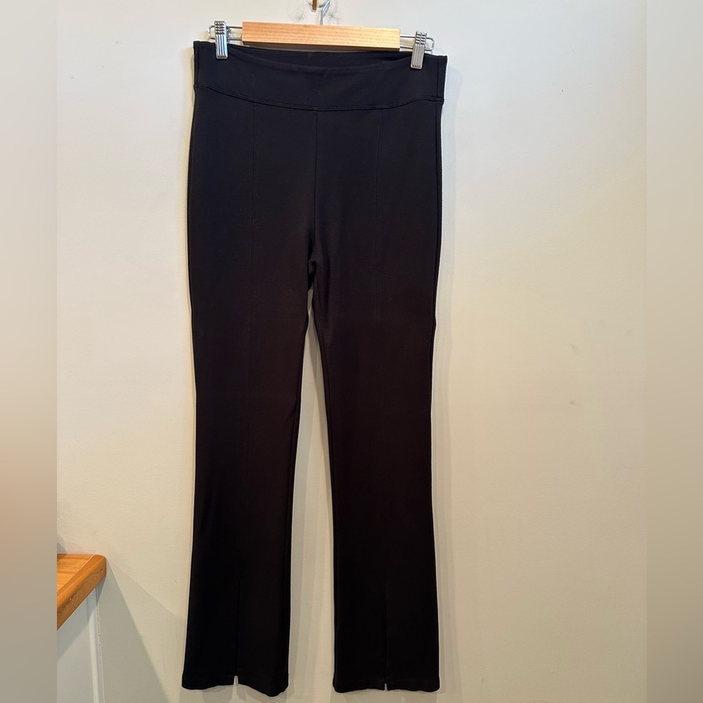 CAbi #6278 Fleggings Pants Stretchy Casual Ponte Knit Neutral Comfy Flare Sz M - Picture 3 of 12